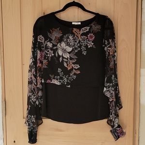 Maurice's Black Blouse M